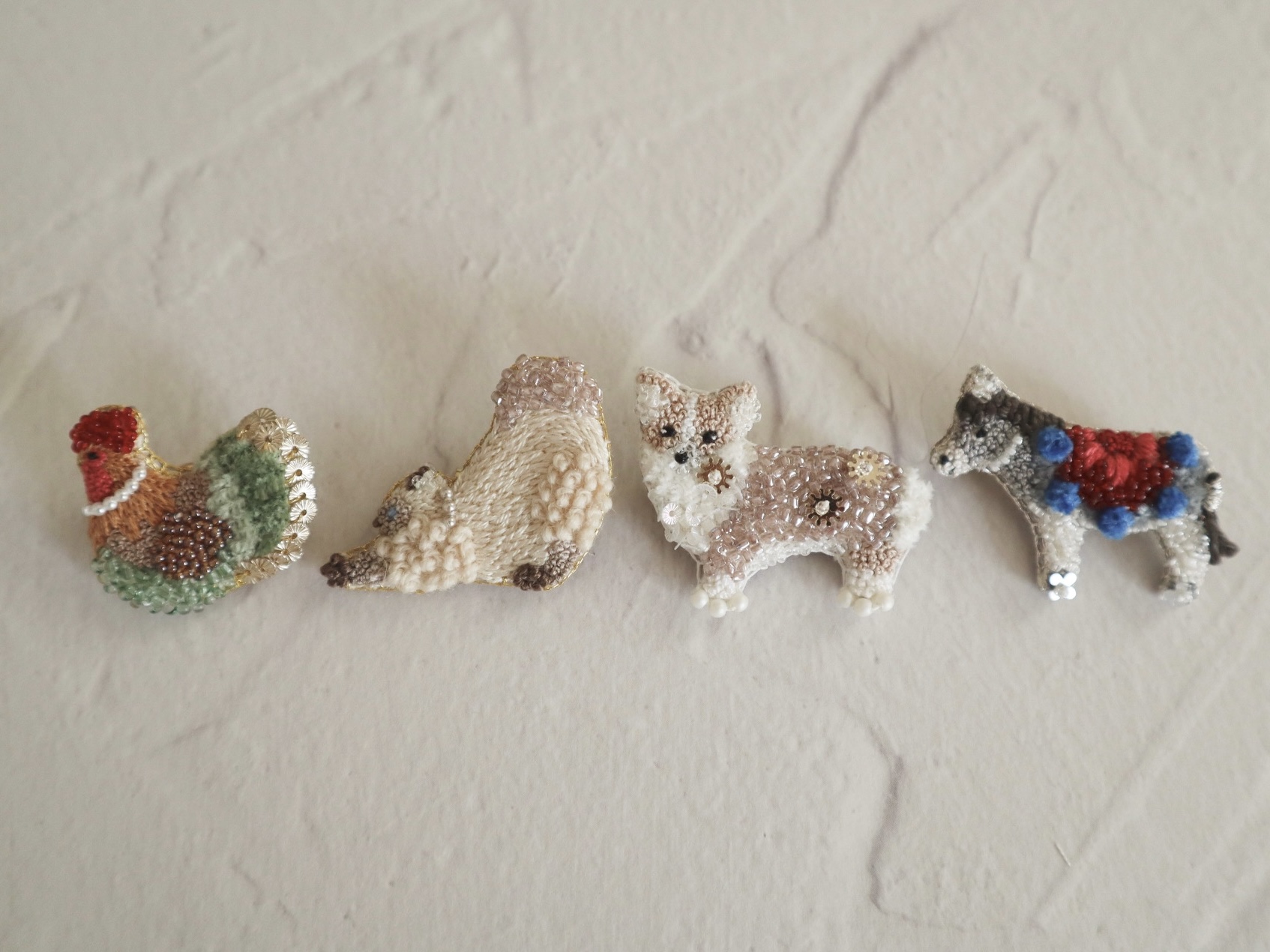 物語を紡ぐ Cotoha の動物刺繍